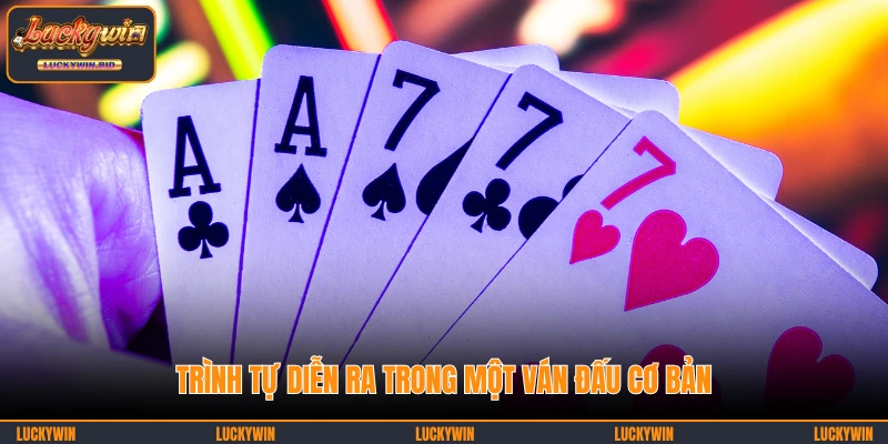 Trình tự diễn ra trong một ván đấu cơ bản